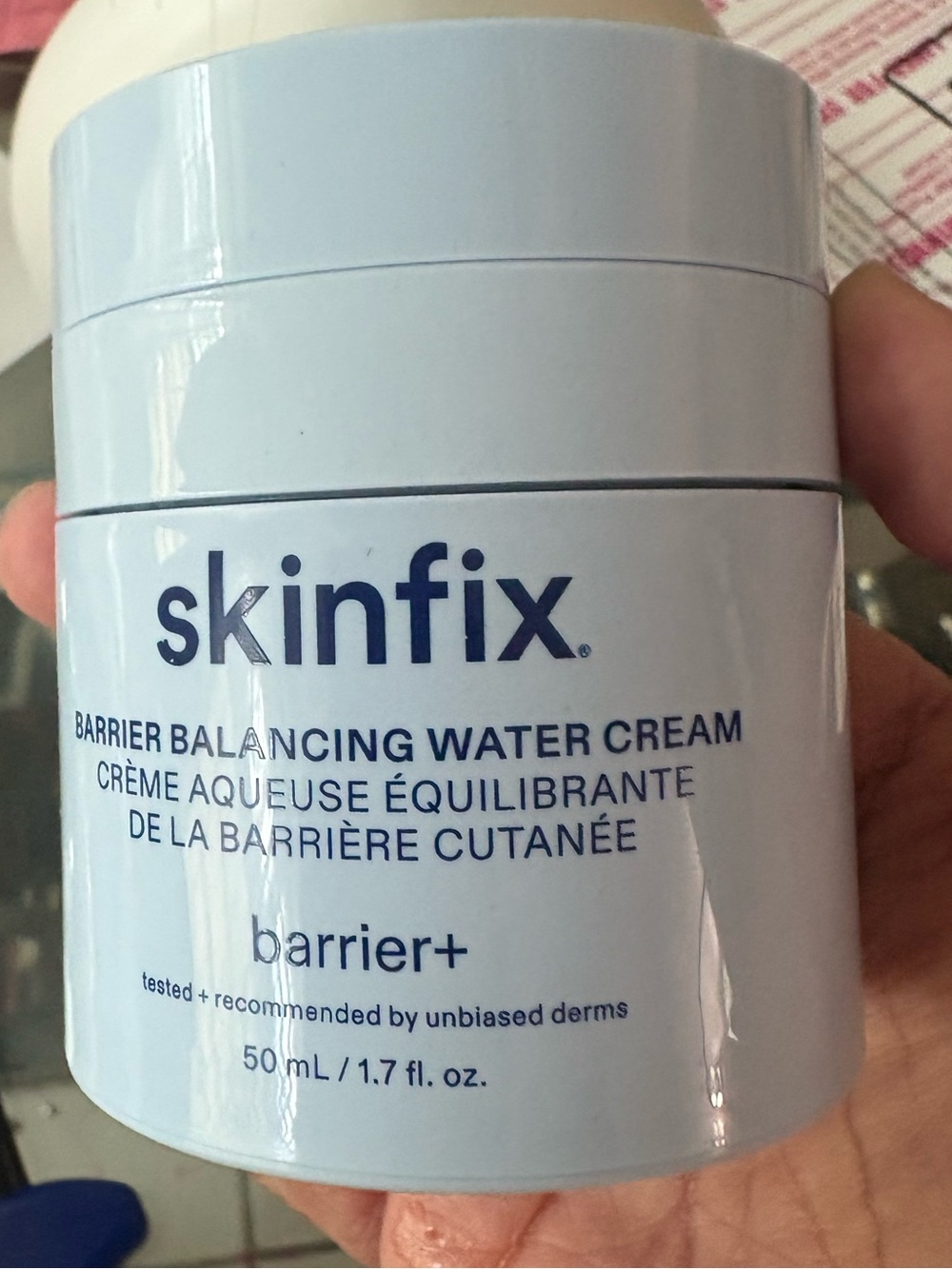 skinfix Barrier Balancing Water Cream — Light Blue